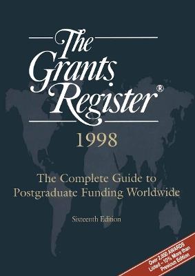 The Grants Register® 1998 - cover