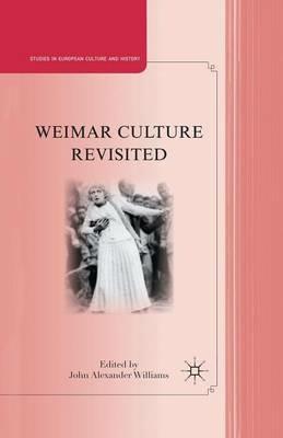 Weimar Culture Revisited - J. Williams - cover