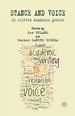 Stance and Voice in Written Academic Genres - Carmen Sancho Guinda - cover