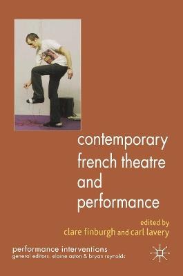 Contemporary French Theatre and Performance - cover