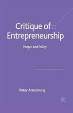 Critique of Entrepreneurship: People and Policy
