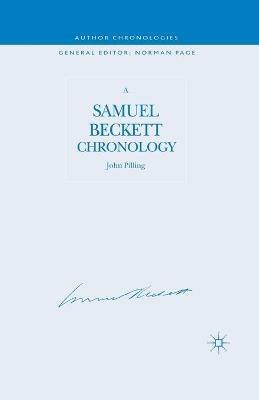 A Samuel Beckett Chronology - J. Pilling - cover