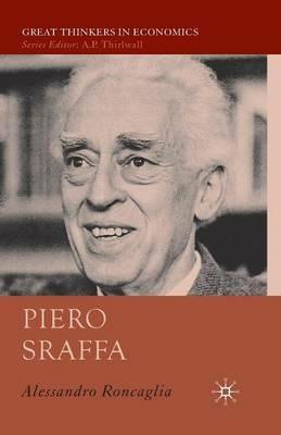 Piero Sraffa - A. Roncaglia - cover