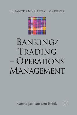 Banking/Trading - Operations Management - cover