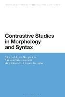 Contrastive Studies in Morphology and Syntax - cover