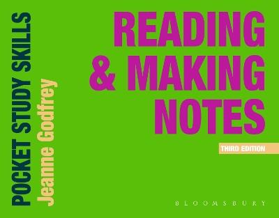 Reading and Making Notes - Jeanne Godfrey - cover