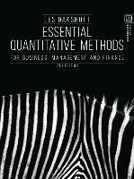 Essential Quantitative Methods: For Business, Management and Finance