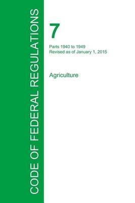 Code of Federal Regulations Title 7, Volume 13, January 1, 2015 - cover