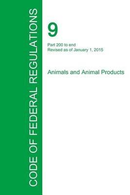 Code of Federal Regulations Title 9, Volume 2, January 1, 2015 - cover