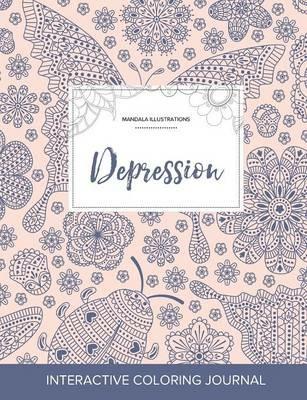 Adult Coloring Journal: Depression (Mandala Illustrations, Ladybug) - Courtney Wegner - cover