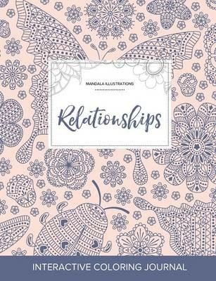 Adult Coloring Journal: Relationships (Mandala Illustrations, Ladybug) - Courtney Wegner - cover
