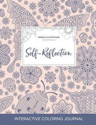 Adult Coloring Journal: Self-Reflection (Mandala Illustrations, Ladybug) - Courtney Wegner - cover