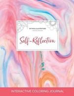 Adult Coloring Journal: Self-Reflection (Mythical Illustrations, Bubblegum)