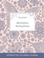 Adult Coloring Journal: Alcoholics Anonymous (Turtle Illustrations, Ladybug) - Courtney Wegner - cover