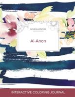Adult Coloring Journal: Al-Anon (Nature Illustrations, Nautical Floral) - Courtney Wegner - cover