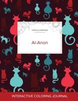 Adult Coloring Journal: Al-Anon (Turtle Illustrations, Cats) - Courtney Wegner - cover