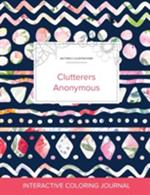 Adult Coloring Journal: Clutterers Anonymous (Butterfly Illustrations, Tribal Floral)