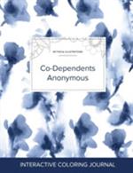 Adult Coloring Journal: Co-Dependents Anonymous (Mythical Illustrations, Blue Orchid)