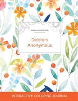 Adult Coloring Journal: Debtors Anonymous (Mandala Illustrations, Springtime Floral) - Courtney Wegner - cover