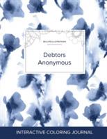 Adult Coloring Journal: Debtors Anonymous (Sea Life Illustrations, Blue Orchid) - Courtney Wegner - cover