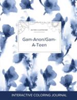 Adult Coloring Journal: Gam-Anon/Gam-A-Teen (Butterfly Illustrations, Blue Orchid)