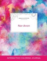 Adult Coloring Journal: Nar-Anon (Mandala Illustrations, Rainbow Canvas) - Courtney Wegner - cover