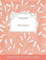 Adult Coloring Journal: Nar-Anon (Nature Illustrations, Peach Poppies) - Courtney Wegner - cover
