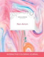 Adult Coloring Journal: Nar-Anon (Turtle Illustrations, Bubblegum) - Courtney Wegner - cover