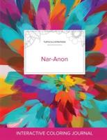 Adult Coloring Journal: Nar-Anon (Turtle Illustrations, Color Burst) - Courtney Wegner - cover