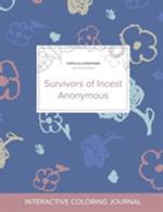Adult Coloring Journal: Survivors of Incest Anonymous (Turtle Illustrations, Simple Flowers)