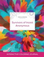 Adult Coloring Journal: Survivors of Incest Anonymous (Turtle Illustrations, Color Burst) - Courtney Wegner - cover