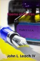 Poems of the Pen - John Leach - cover