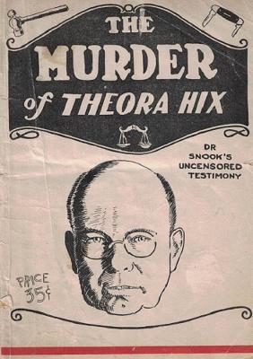 The Murder of Theora Hix - Bill Hughes - cover