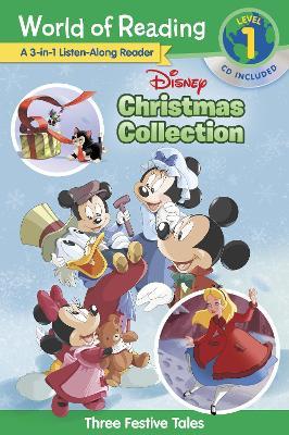 World of Reading: Disney Christmas Collection 3-in-1 Listen-Along Reader-Level 1: 3 Festive Tales with CD! - Disney Books - cover