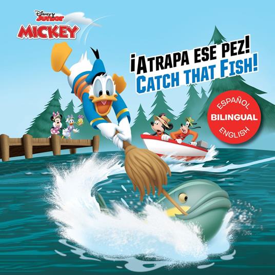 Mickey and the Roaster Racers: Catch that Fish! / ¡Atrapa ese pez! (English-Spanish) - Disney Book Group - ebook