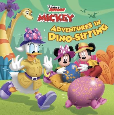 Mickey Mouse Funhouse: Adventures in Dino-Sitting - Disney Books - cover