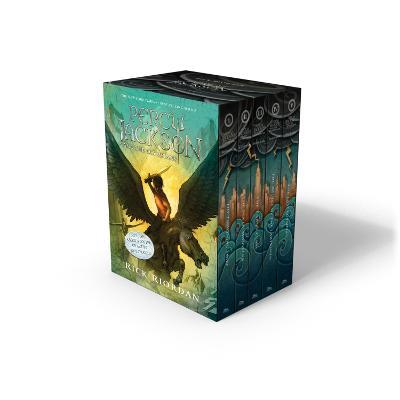 Percy Jackson and the Olympians 5 Book Paperback Boxed Set (w/poster) - Rick Riordan - cover