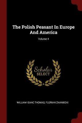 The Polish Peasant in Europe and America; Volume 4 - William Isaac Thomas,Florian Znaniecki - cover