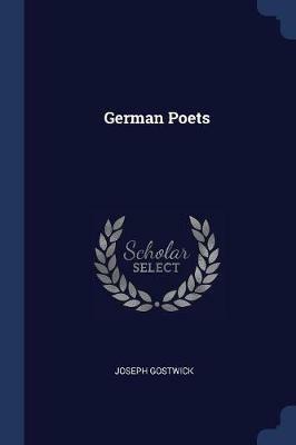 German Poets - Joseph Gostwick - cover