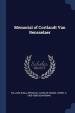 Memorial of Cortlandt Van Rensselaer