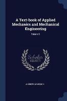 A Text-Book of Applied Mechanics and Mechanical Engineering; Volume 5 - Andrew Jamieson - cover
