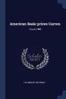 American Book-Prices Curren; Volume 1900 - cover