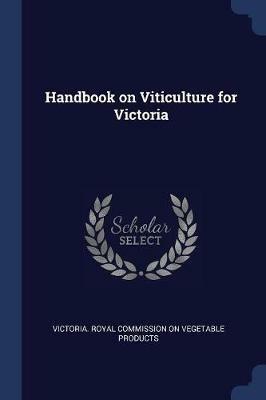 Handbook on Viticulture for Victoria - cover