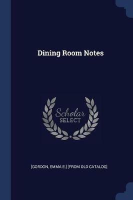Dining Room Notes - cover