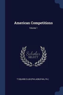 American Competitions; Volume 1 - cover