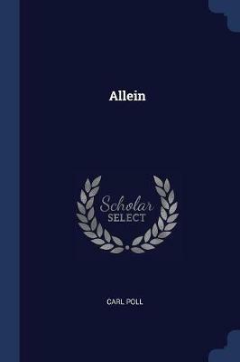 Allein - Carl Poll - cover