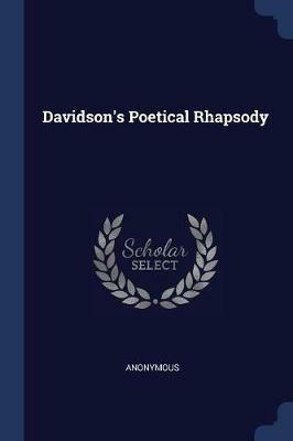 Davidson's Poetical Rhapsody - Anonymous - cover