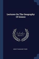 Lectures on the Geography of Greece