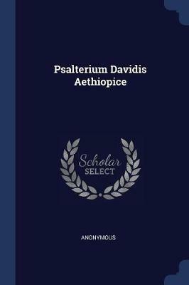 Psalterium Davidis Aethiopice - Anonymous - cover
