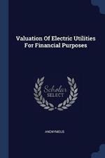 Valuation of Electric Utilities for Financial Purposes
